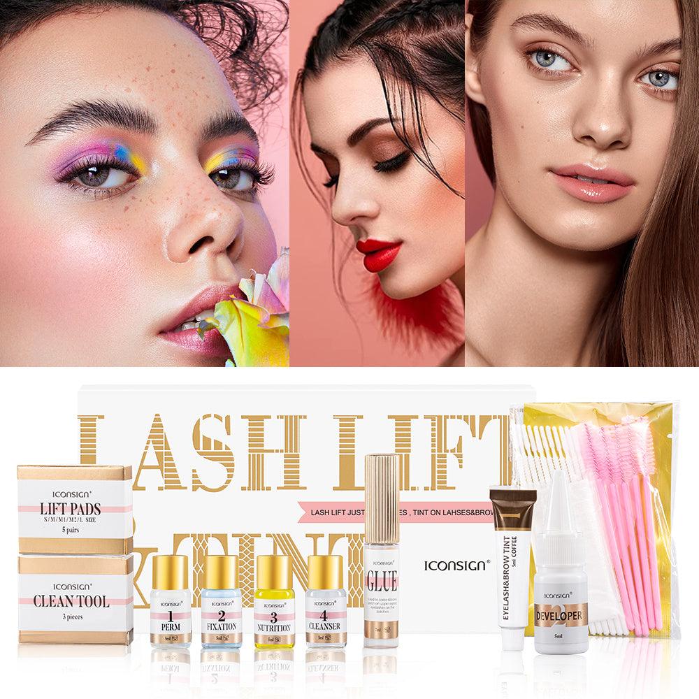 ICONSIGN Lash Lift EyeLash Eyebrow Dye Tint Kit Lashes Perm Set Brow Lamination Makeup Tools - Miami beauty1