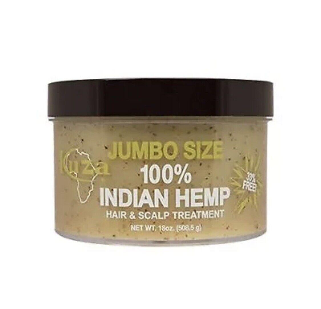 Kuza Indian Hemp Jumbo Hair & Scalp Treatment 18 oz. Smooth Soften & Moisture✅ - Miami beauty1