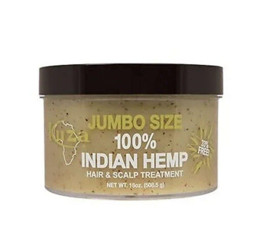 Kuza Indian Hemp Jumbo Hair & Scalp Treatment 18 oz. Smooth Soften & Moisture✅ - Miami beauty1