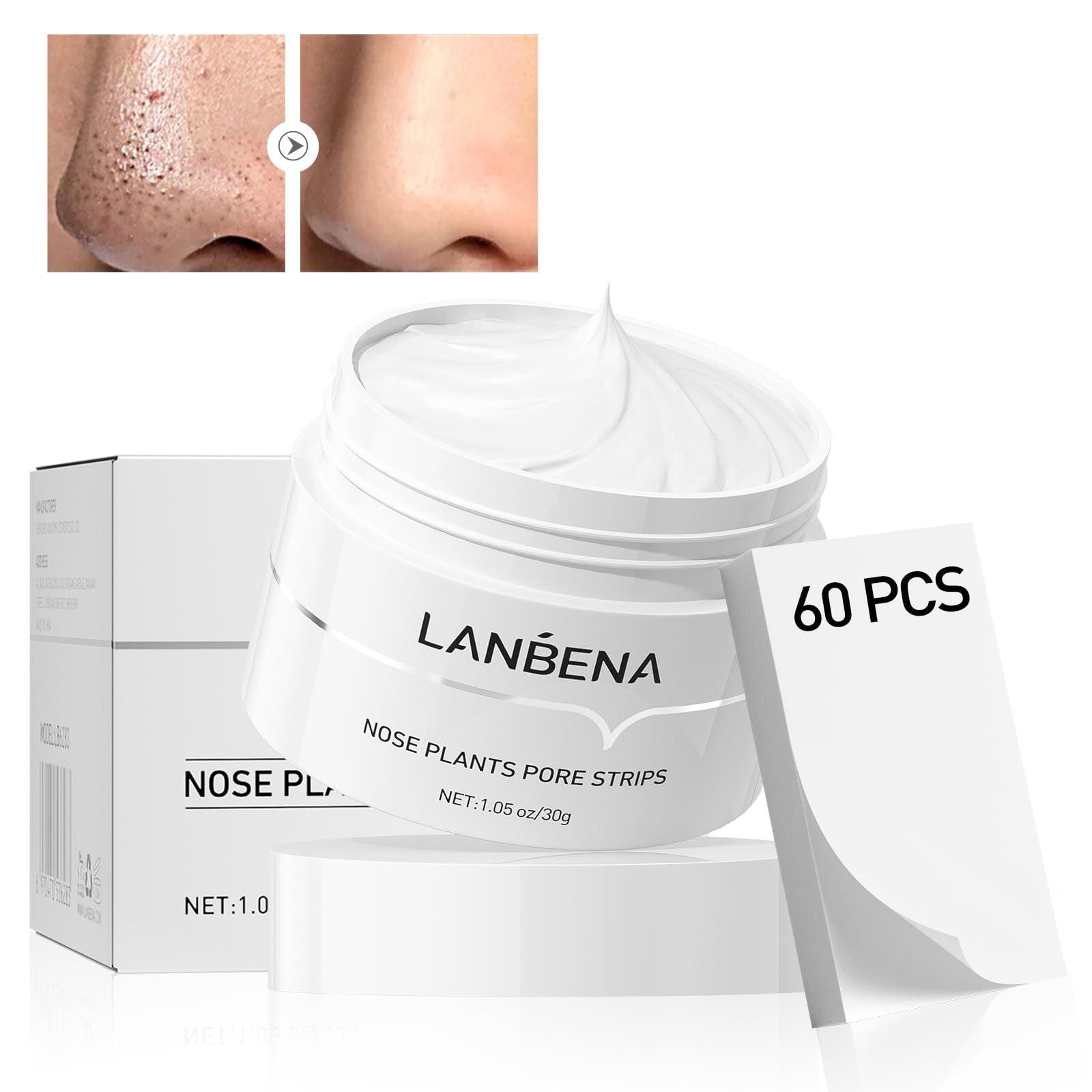 LANBENA Puntos Negros, Blackhead Mask Pore Strips, Deep Cleansing For All Skin Types, Unisex - Miami beauty1