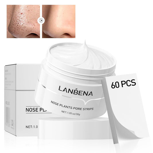 LANBENA Puntos Negros, Blackhead Mask Pore Strips, Deep Cleansing For All Skin Types, Unisex - Miami beauty1