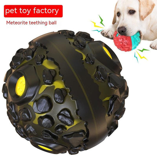 Meteorite Strange Sound Teether Ball Dog Toy Pet Supplies - Miami beauty1