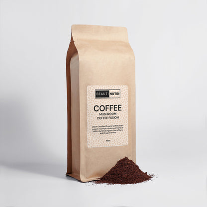 Mushroom Coffee Fusion - Lion’s Mane & Chaga 16oz - Miami beauty1