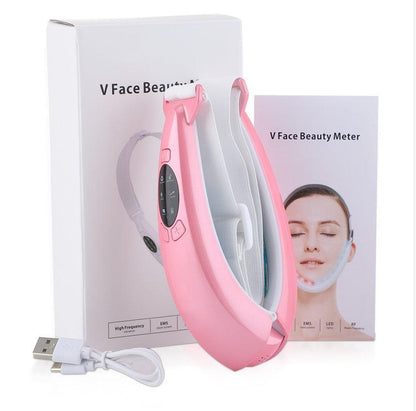 New Micro Current Colorful Light Beauty Slimming Instrument Tool Intelligent Tuina Hot Apply Lifting V-shaped Slimming - Miami beauty1