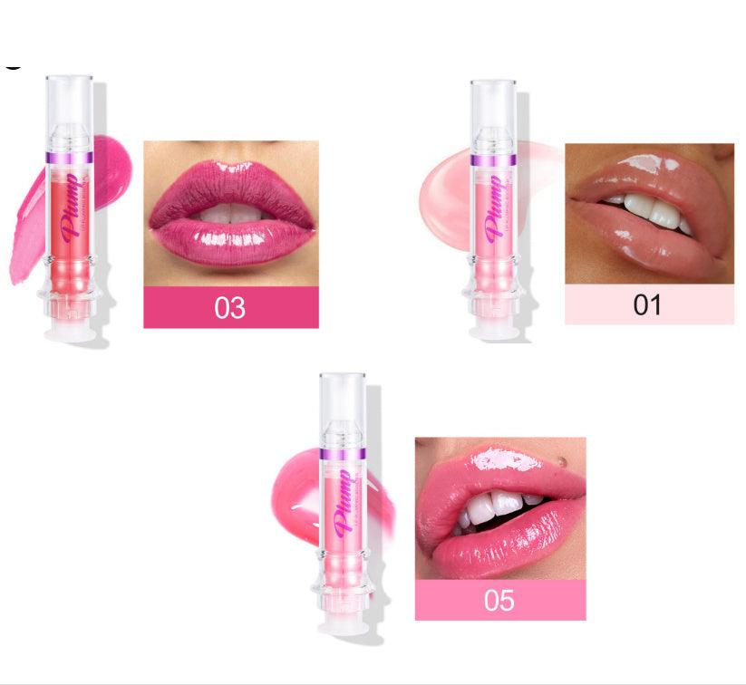 New Tube Lip Rich Lip Color Slightly Spicy Lip Honey Lip Glass Mirror Face Lip Mirror Liquid Lipstick - Miami beauty1