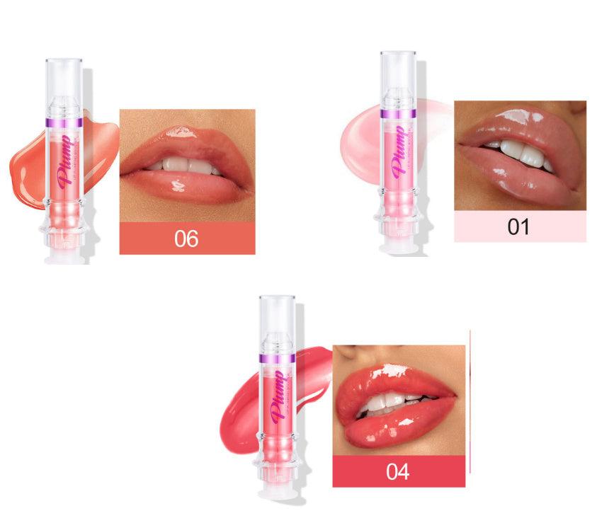 New Tube Lip Rich Lip Color Slightly Spicy Lip Honey Lip Glass Mirror Face Lip Mirror Liquid Lipstick - Miami beauty1