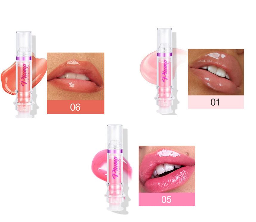 New Tube Lip Rich Lip Color Slightly Spicy Lip Honey Lip Glass Mirror Face Lip Mirror Liquid Lipstick - Miami beauty1