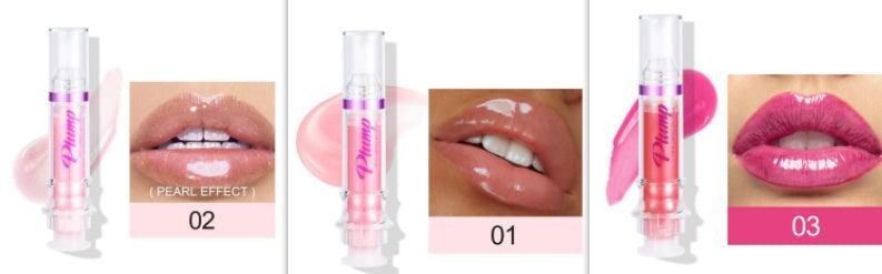 New Tube Lip Rich Lip Color Slightly Spicy Lip Honey Lip Glass Mirror Face Lip Mirror Liquid Lipstick - Miami beauty1