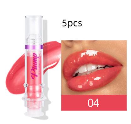 New Tube Lip Rich Lip Color Slightly Spicy Lip Honey Lip Glass Mirror Face Lip Mirror Liquid Lipstick - Miami beauty1