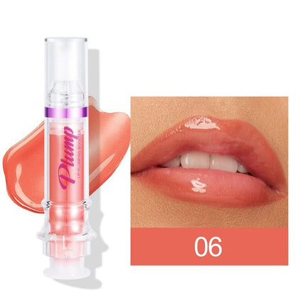 New Tube Lip Rich Lip Color Slightly Spicy Lip Honey Lip Glass Mirror Face Lip Mirror Liquid Lipstick - Miami beauty1