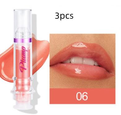New Tube Lip Rich Lip Color Slightly Spicy Lip Honey Lip Glass Mirror Face Lip Mirror Liquid Lipstick - Miami beauty1