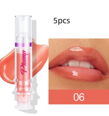 New Tube Lip Rich Lip Color Slightly Spicy Lip Honey Lip Glass Mirror Face Lip Mirror Liquid Lipstick - Miami beauty1