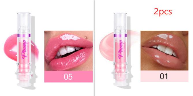 New Tube Lip Rich Lip Color Slightly Spicy Lip Honey Lip Glass Mirror Face Lip Mirror Liquid Lipstick - Miami beauty1