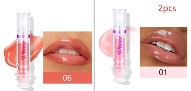 New Tube Lip Rich Lip Color Slightly Spicy Lip Honey Lip Glass Mirror Face Lip Mirror Liquid Lipstick - Miami beauty1