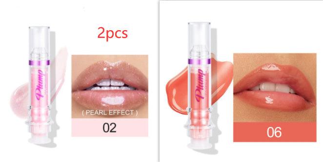 New Tube Lip Rich Lip Color Slightly Spicy Lip Honey Lip Glass Mirror Face Lip Mirror Liquid Lipstick - Miami beauty1