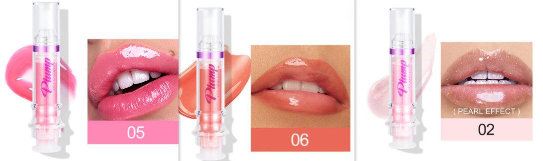 New Tube Lip Rich Lip Color Slightly Spicy Lip Honey Lip Glass Mirror Face Lip Mirror Liquid Lipstick - Miami beauty1