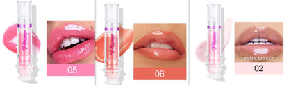 New Tube Lip Rich Lip Color Slightly Spicy Lip Honey Lip Glass Mirror Face Lip Mirror Liquid Lipstick - Miami beauty1