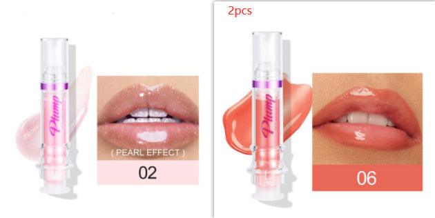 New Tube Lip Rich Lip Color Slightly Spicy Lip Honey Lip Glass Mirror Face Lip Mirror Liquid Lipstick - Miami beauty1