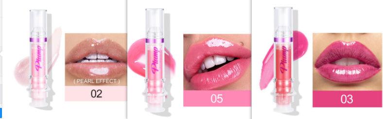 New Tube Lip Rich Lip Color Slightly Spicy Lip Honey Lip Glass Mirror Face Lip Mirror Liquid Lipstick - Miami beauty1
