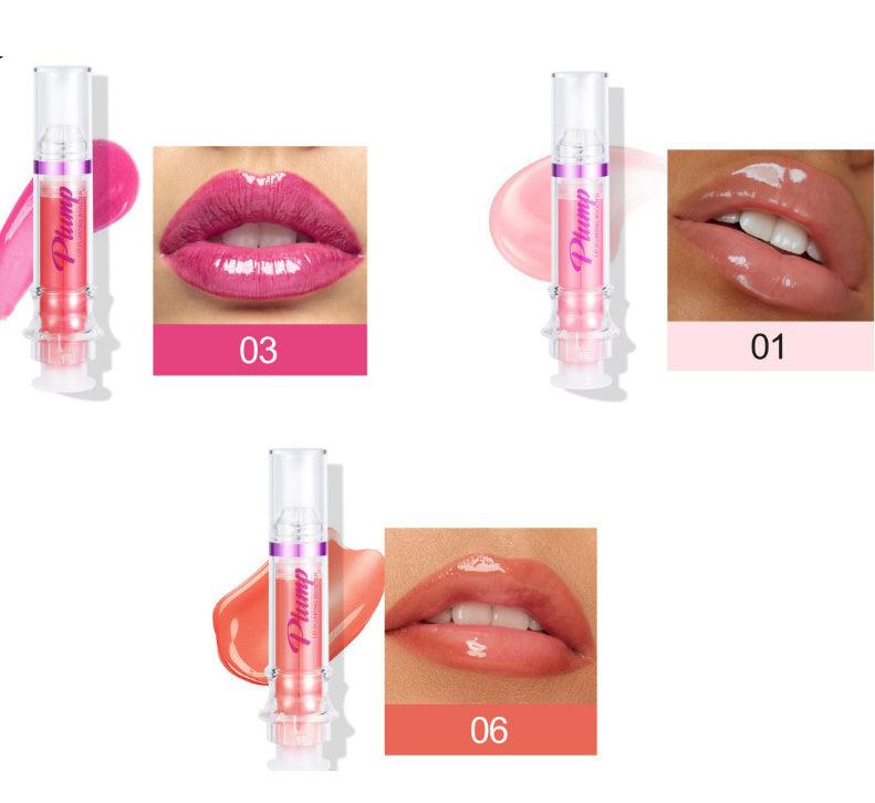 New Tube Lip Rich Lip Color Slightly Spicy Lip Honey Lip Glass Mirror Face Lip Mirror Liquid Lipstick - Miami beauty1