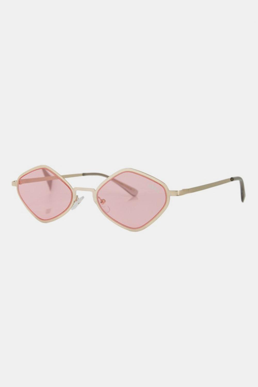 Nicole Lee USA Metal Frame Geometric Sunglasses - Miami beauty1