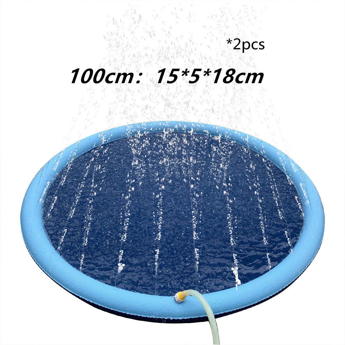 Non-Slip Splash Pad For Kids And Pet Dog - Miami beauty1