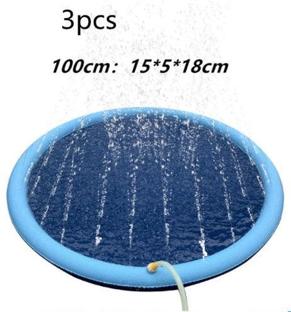 Non-Slip Splash Pad For Kids And Pet Dog - Miami beauty1