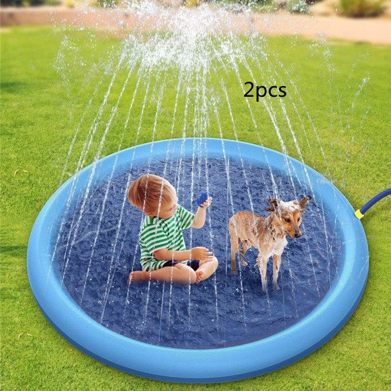 Non-Slip Splash Pad For Kids And Pet Dog - Miami beauty1