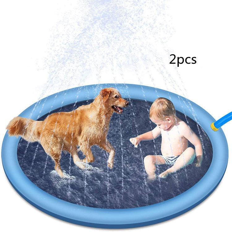 Non-Slip Splash Pad For Kids And Pet Dog - Miami beauty1