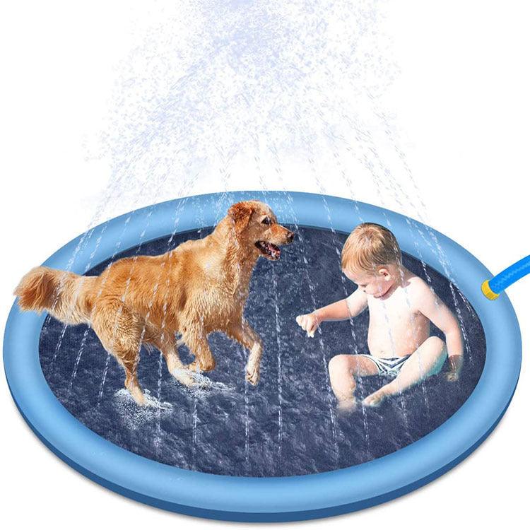 Non-Slip Splash Pad For Kids And Pet Dog - Miami beauty1