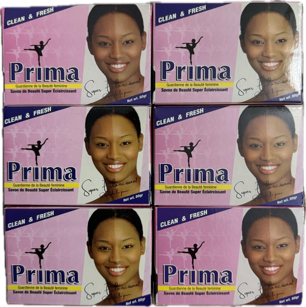 PACK OF 6 Prima Soap 80g Each CLEAN & FRESH ancissant la la ✅ - Miami beauty1