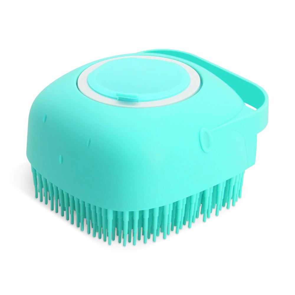 Pet Dog Shampoo Massager Brush Cat Massage Comb Grooming Scrubber Shower Brush For Bathing Short Hair Soft Silicone Brushes - Miami beauty1