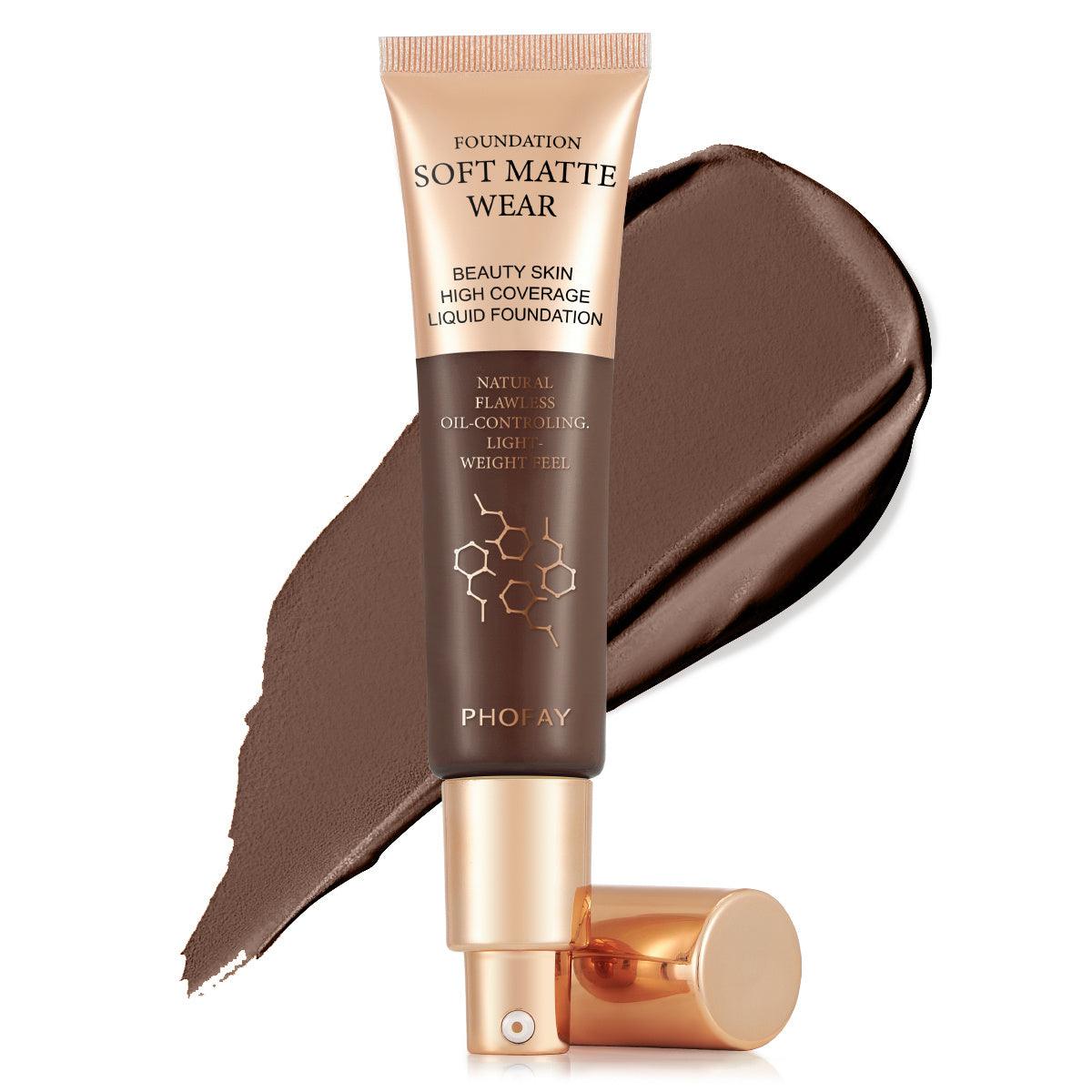 PHOFAY Full Coverage Foundation - Miami beauty1