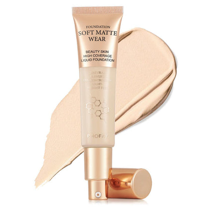 PHOFAY Full Coverage Foundation - Miami beauty1