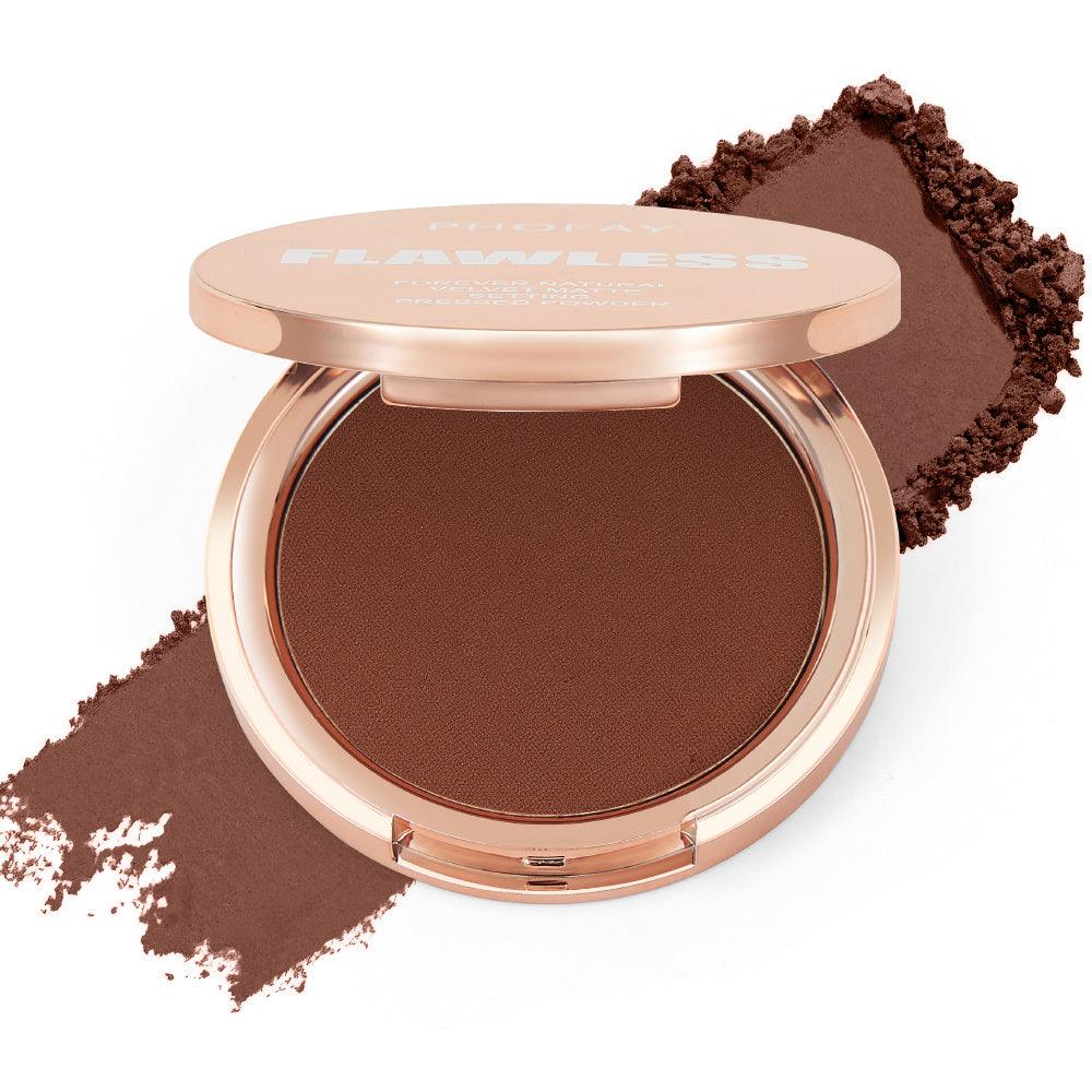 PHOFAY Matte Setting Pressed Powder - Miami beauty1