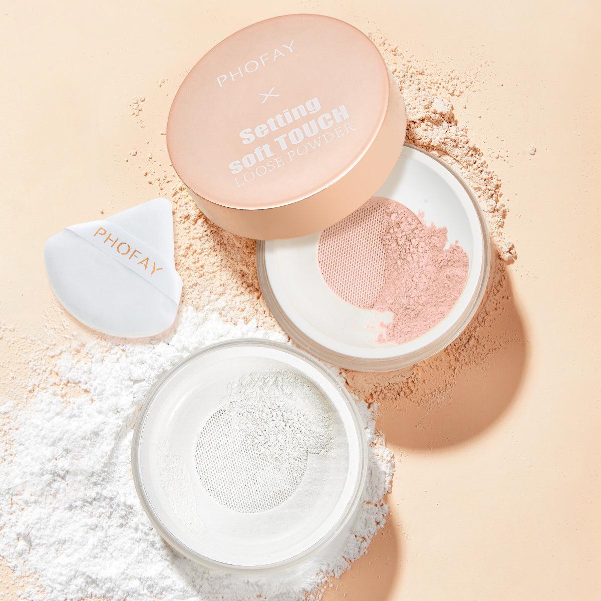 PHOFAY Setting Soft Touch Loose Powder - Miami beauty1