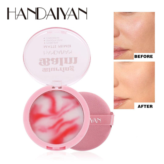 Powder-free powder for makeup touch-up, color-enhancing and oil-control HANDAIYAN long-lasting waterproof concealer powder cream - Miami beauty1