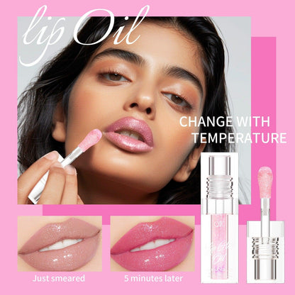 QIC color-changing lip gloss oil - Miami beauty1