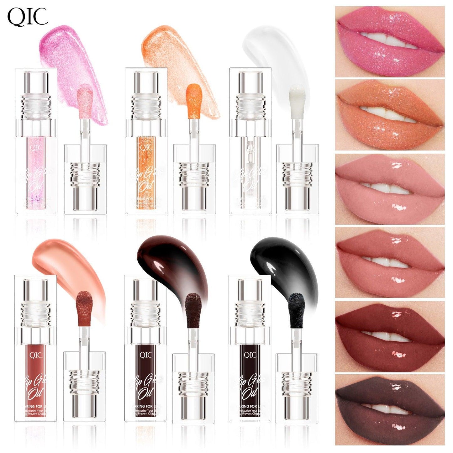 QIC color-changing lip gloss oil - Miami beauty1