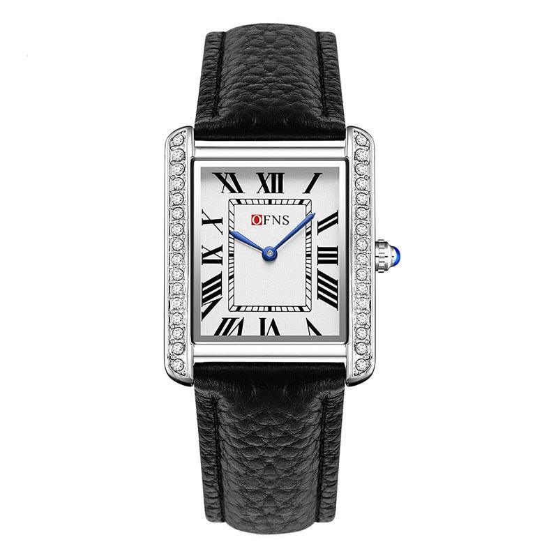 Retro Diamond Inlaid High-end Women's Quartz Watch for Couples - Miami beauty1