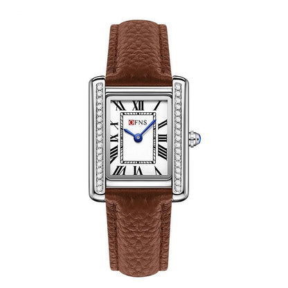 Retro Diamond Inlaid High-end Women's Quartz Watch for Couples - Miami beauty1