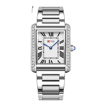 Retro Diamond Inlaid High-end Women's Quartz Watch for Couples - Miami beauty1