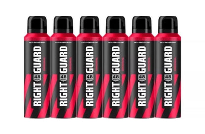 Right Guard Original Deodorant 48H Anti-Perspirant Spray 6Pack 150M✅