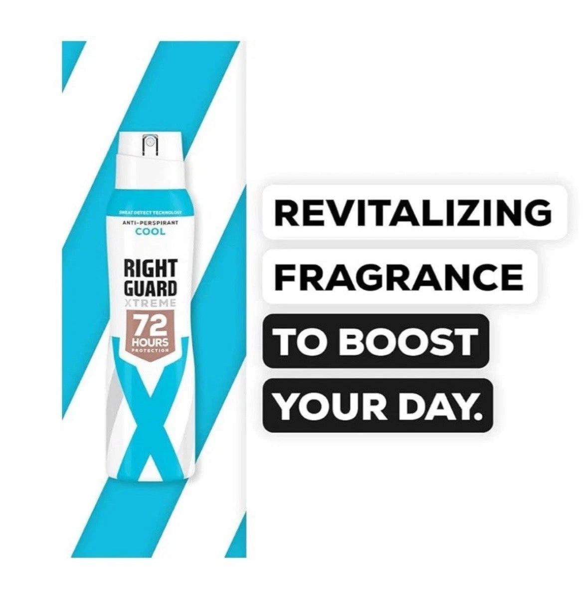 Right Guard Cool Deodorant 0% Alcohol 72H Anti-Perspirant Spray 6 Pack 150 ML✅