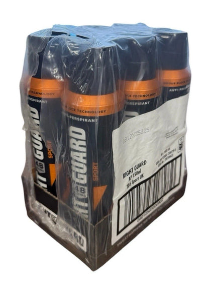 Right Guard Sport Deodorant 48H Anti-Perspirant Spray 6Pack 150M✅