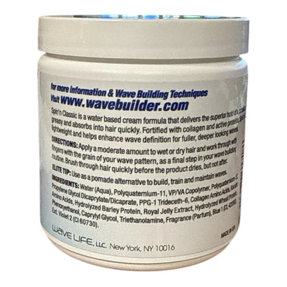 Wave Builder Spin'n Classic Wave Cream 8 oz original formula