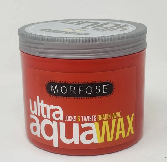 Morfose Ultra Aqua Hair Wax Locks & Twists Braids Wave 16,9 Oz (Red)