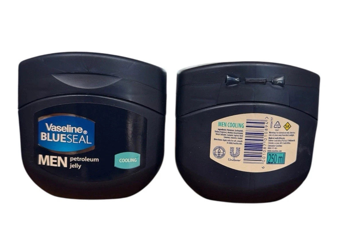 Vaseline BLUESEAL MEN petroleum Jelly Cooling NEW 250Ml 2Packs