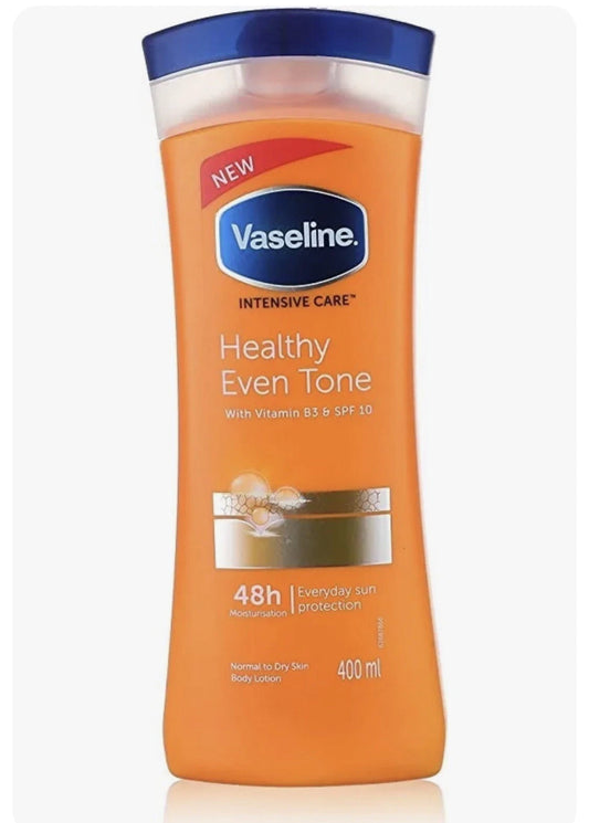 Vaseline Intensive Care Healthy Even Tone Viramin B3 SPF10 Body Lotion 400ml 🌸