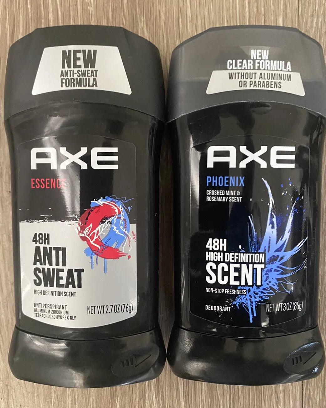 Axe 2.7 Oz Essence&Phoenix 48H Anti Sweat High Definition Scent Antiperspirant 2 bottles - Miami beauty1